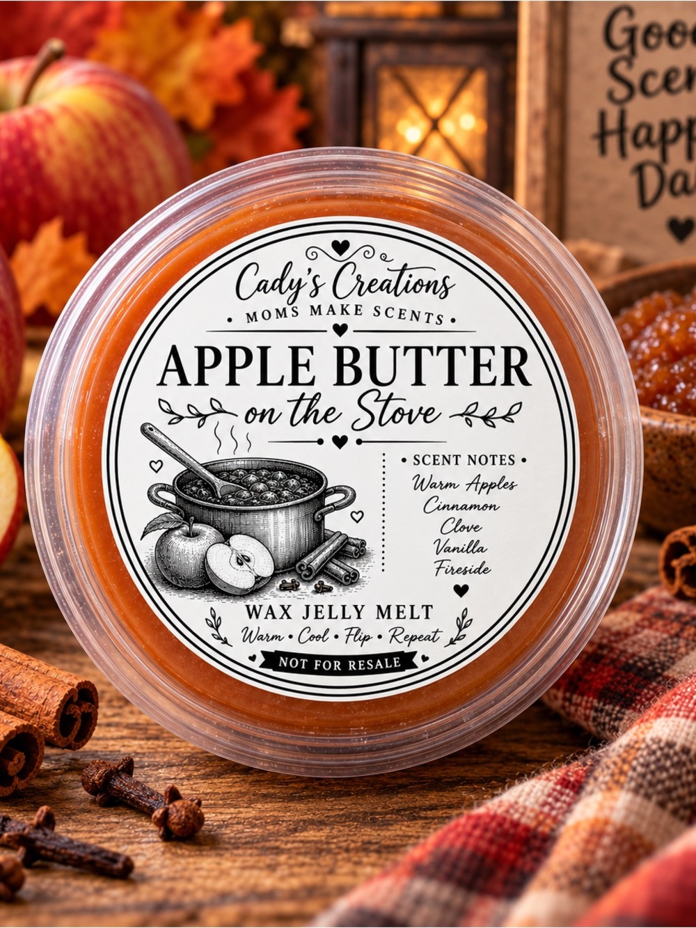Apple Butter on the Stove Wax Jelly Melt
